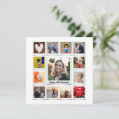 Personnalisé 50e anniversaire Modèle photo moderne (Debout devant)