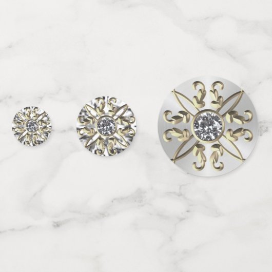 Personnalisé 60e anniversaire de diamant Confetti (Devant)