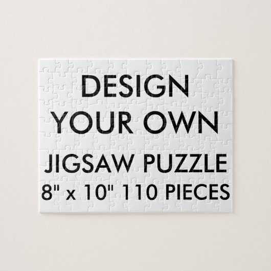 Personnalisé 8"x10" Jigsaw Puzzle 110 Pc. (Horizontal)