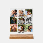 Personnalisé 9 Photo Collage Modèle pour couples (Recto)