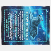 Personnalisé à la couverture de mon mari de la fem (Devant (Horizontal))