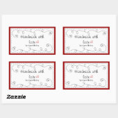 Personnalisé À La Main Avec Étiquettes D'Amour (Feuille)