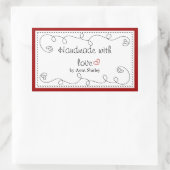 Personnalisé À La Main Avec Étiquettes D'Amour (Sac)