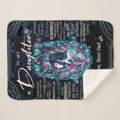 Personnalisé À Ma Couverture Fille, (Devant (Horizontal))