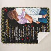 Personnalisé À Ma Couverture Fille, (Devant (Horizontal))