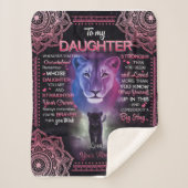 Personnalisé À Ma Couverture Fille, (Devant)