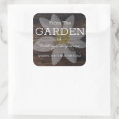 Personnalisé À Partir De Votre Étiquette Fleur Jar (Sac)