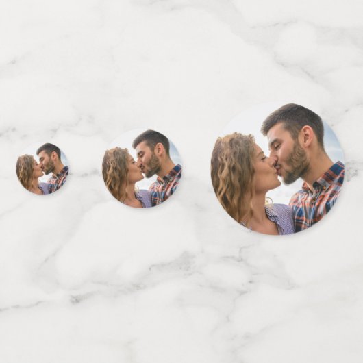 Personnalisé Adorable Mariage Ajouter Confetti Tab (Devant)