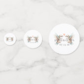 Personnalisé Adorable Mariage Ajouter Confetti Tab (Derrière)
