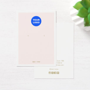 Personnalisé Ajouter Logo clair rose pâle Écran d'