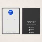 Personnalisé Ajouter Logo Écran de bijouterie gris (Devant & derrière)