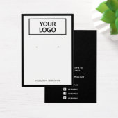 Personnalisé Ajouter Logo Écran de bijoux à oreill (Bureau)