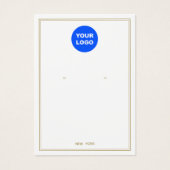 Personnalisé Ajouter Logo Écran de bijoux à oreill (Devant)