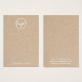 Personnalisé Ajouter Votre Logo Carte De Porte-Bou (Devant & derrière)