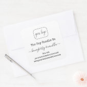 Personnalisé ajouter votre logo étiquette de bougi (Enveloppe)