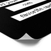 personnalisé ajouter votre poster de devis moderne (Coin)