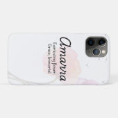 Personnalisé Amarra iPhone / coque ipad (Dos (Horizontal))
