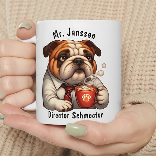 Personnalisé Anglais Bulldog Coffee Mug cadeau amu