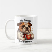Personnalisé Anglais Bulldog Coffee Mug cadeau amu (Gauche)