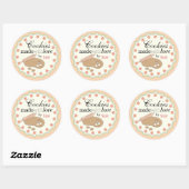 Personnalisé Année 'Round Pastel Cookie Stickers C (Feuille)