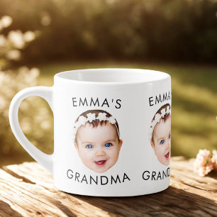 Personnalisé Baby Face Mug Maman Grand-mère Grand-