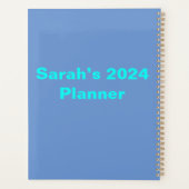 Personnalisé "Believe" 2024 Planner, Chiot (Dos)