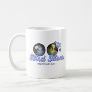Personnalisé "Bird Mom" Photo & Nom Mug - Personna