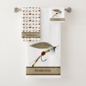 Personnalisé Blanc Tan Fly Pêche Mouches Côtière (En situation)