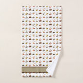 Personnalisé Blanc Tan Fly Pêche Mouches Côtière (Serviette à main)