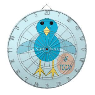 Personnalisé Blue Birthday Boy Chick Cible de flec