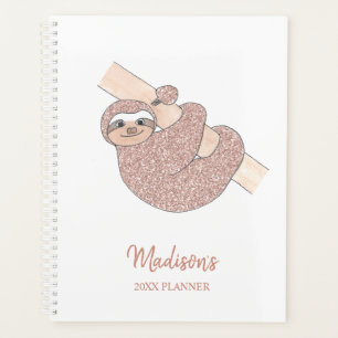 Personnalisé Blush Pink Sloth 2021