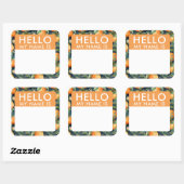 Personnalisé Bonjour Mon Nom Est Stickers (Feuille)