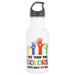 Personnalisé - Bouteille d'eau (18 oz)