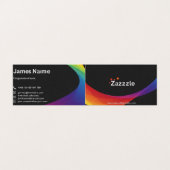 Personnalisé carte de visite (Extérieur déplié)