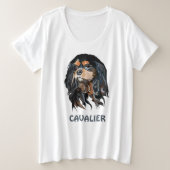Personnalisé Cavalier King Charles Spaniel (Design devant)
