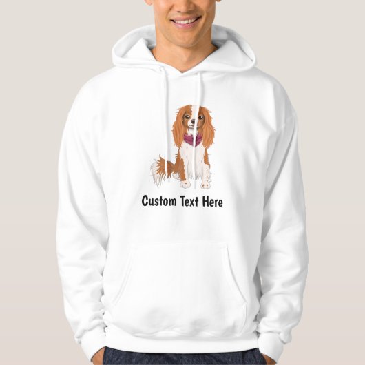 Personnalisé Cavalier King Charles Spaniel Sweat - (Devant)