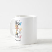 Personnalisé Ce professeur est retraité Mug (Devant gauche)