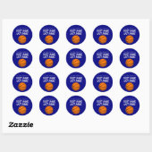 Personnalisé Cela Appartient À Sticker - Basketbal (Feuille)