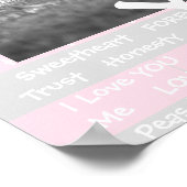 Personnalisé cette affiche de couple "Love You" (Coin)