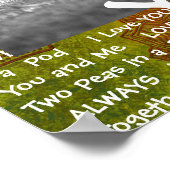 Personnalisé cette affiche de couple "Love You" (Coin)