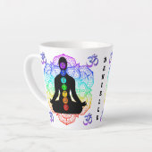 Personnalisé Chakra Ohm Yogi Zen Mug (Angle gauche)