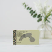 Personnalisé chassant le carte de visite de Camo (Debout devant)