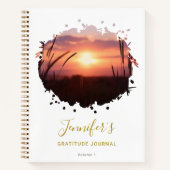 Personnalisé Chic Splash Photo Gratitude Journal (Devant)