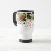 Personnalisé Chien Maman Photo Voyage Mug (Devant gauche)