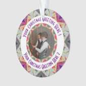 Personnalisé Christmas Star Jolly Grey Photo Grey (devant)