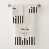 Personnalisé Classique Moderne Cute Twin Bunny Enf (En situation)