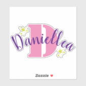 Personnalisé Clear Vinyl Name Étiquettes (Feuille)