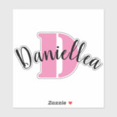 Personnalisé Clear Vinyl Name Étiquettes (Feuille)