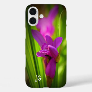 Personnalisé coque iphone de pomme de fleur rose