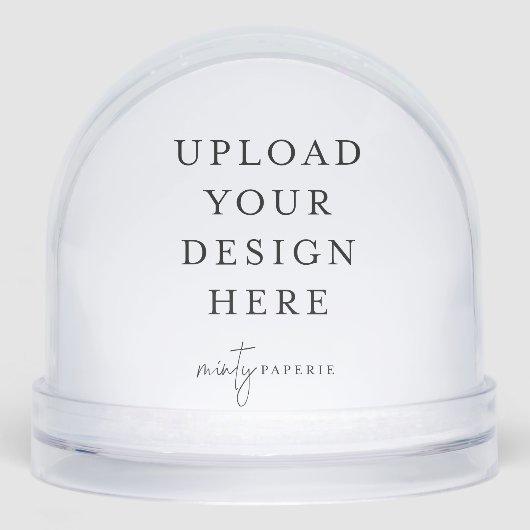 Personnalisé Créez Votre Propre Globe De Neige (Avant)